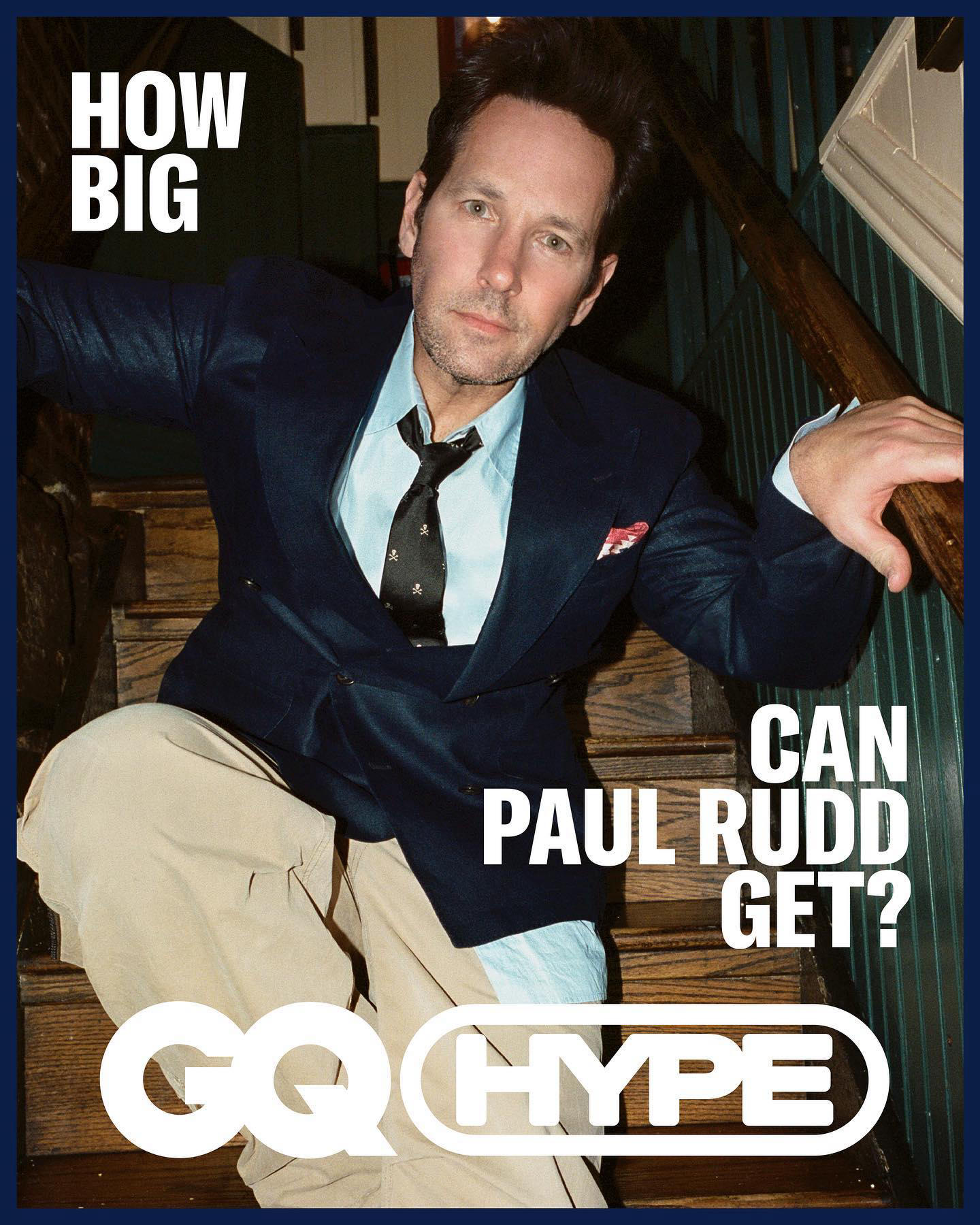 Actor #PaulRudd features on the cover story of #GQ magazine’s #GQHype issue in #PoloRLStyle