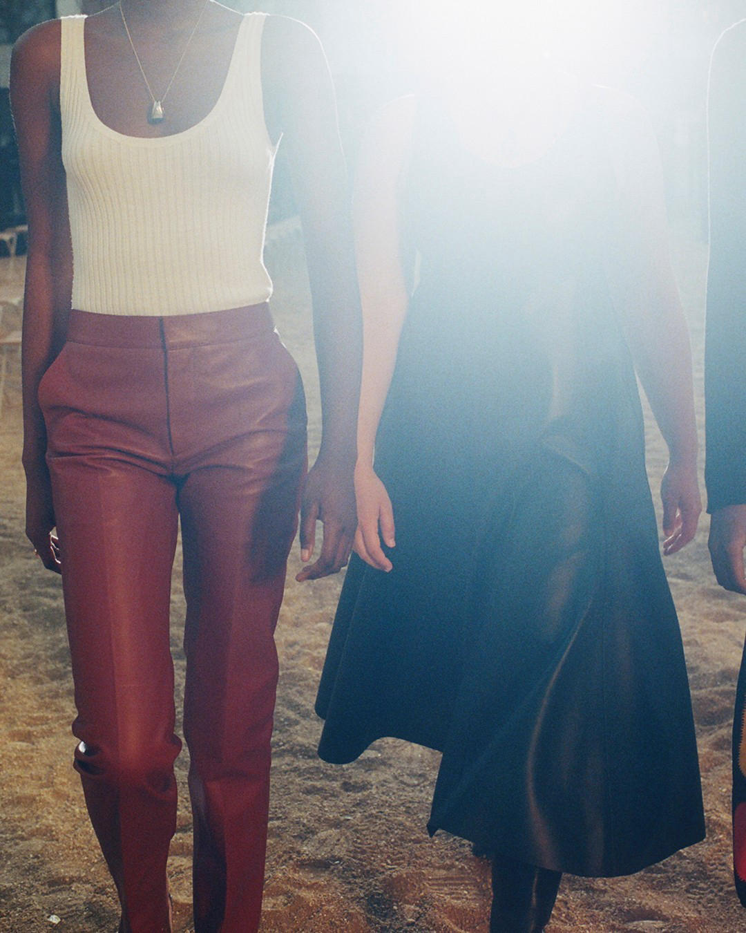 Chloé - Bold all-over leather looks from the Autumn-Winter 2022 collection are cut from lustrous hi